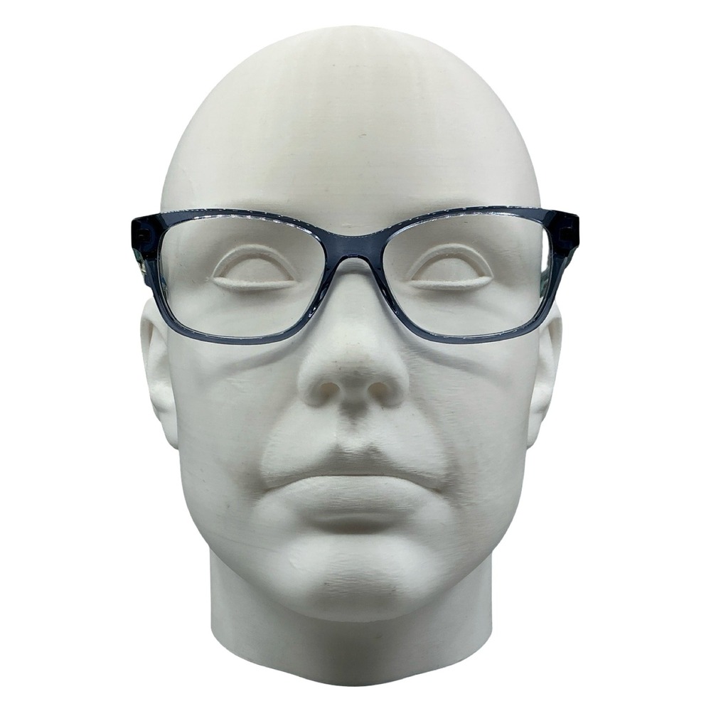 WC 2020-4 Blue Crystal Eyeglasses Frames 52-16-140 Rectangular Full‎ Rim